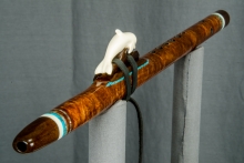 Koa Native American Flute, Minor, High E-5, #J17K (1)